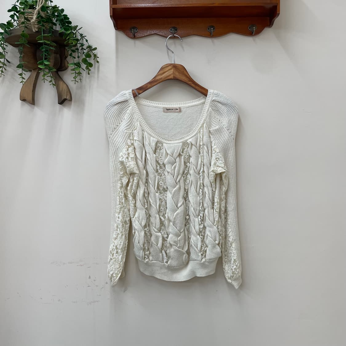 Apuweiser-riche 레이스 니트 상품이미지1