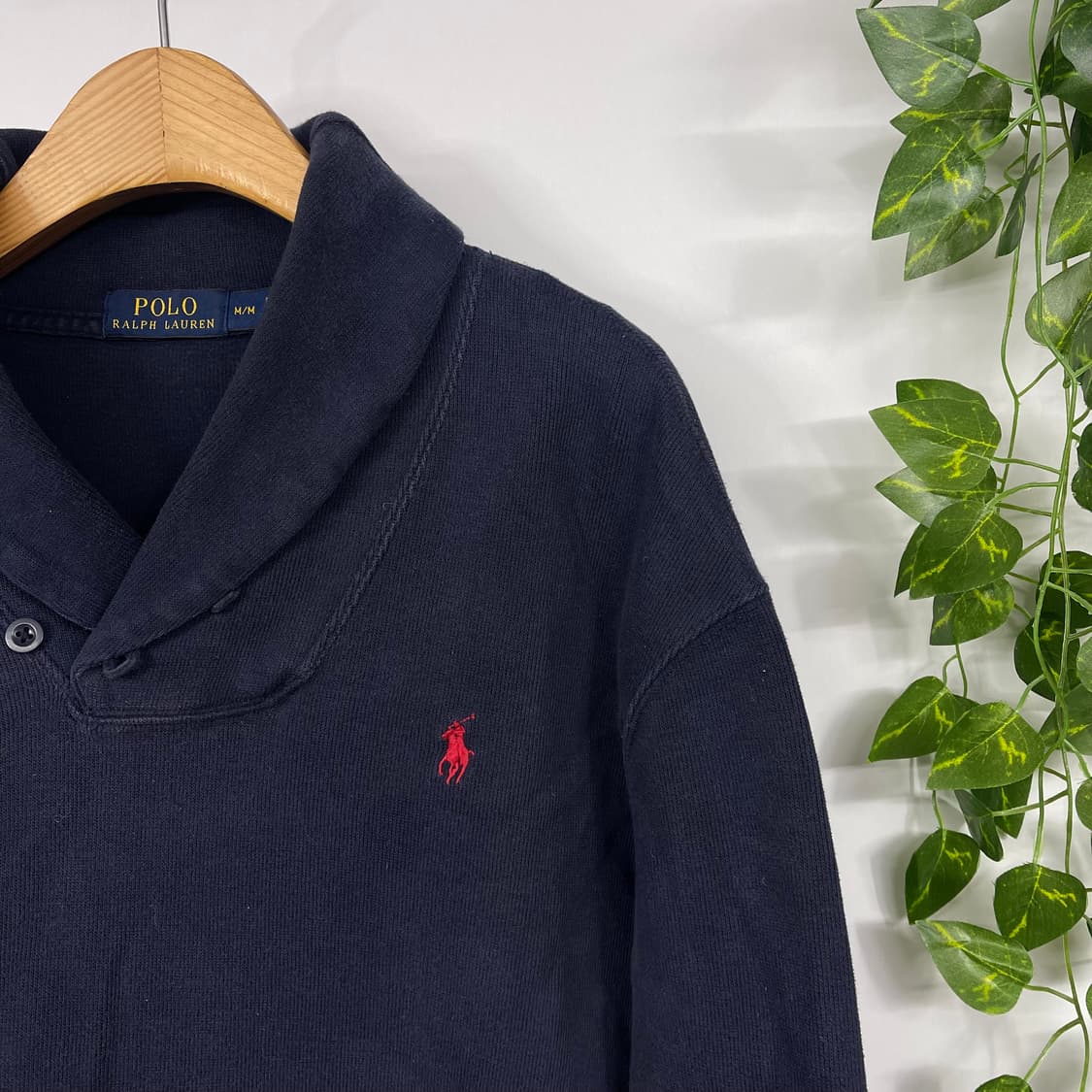 [폴로] 랄프로렌 네이비 숄카라 맨투맨 (L) 상품이미지2