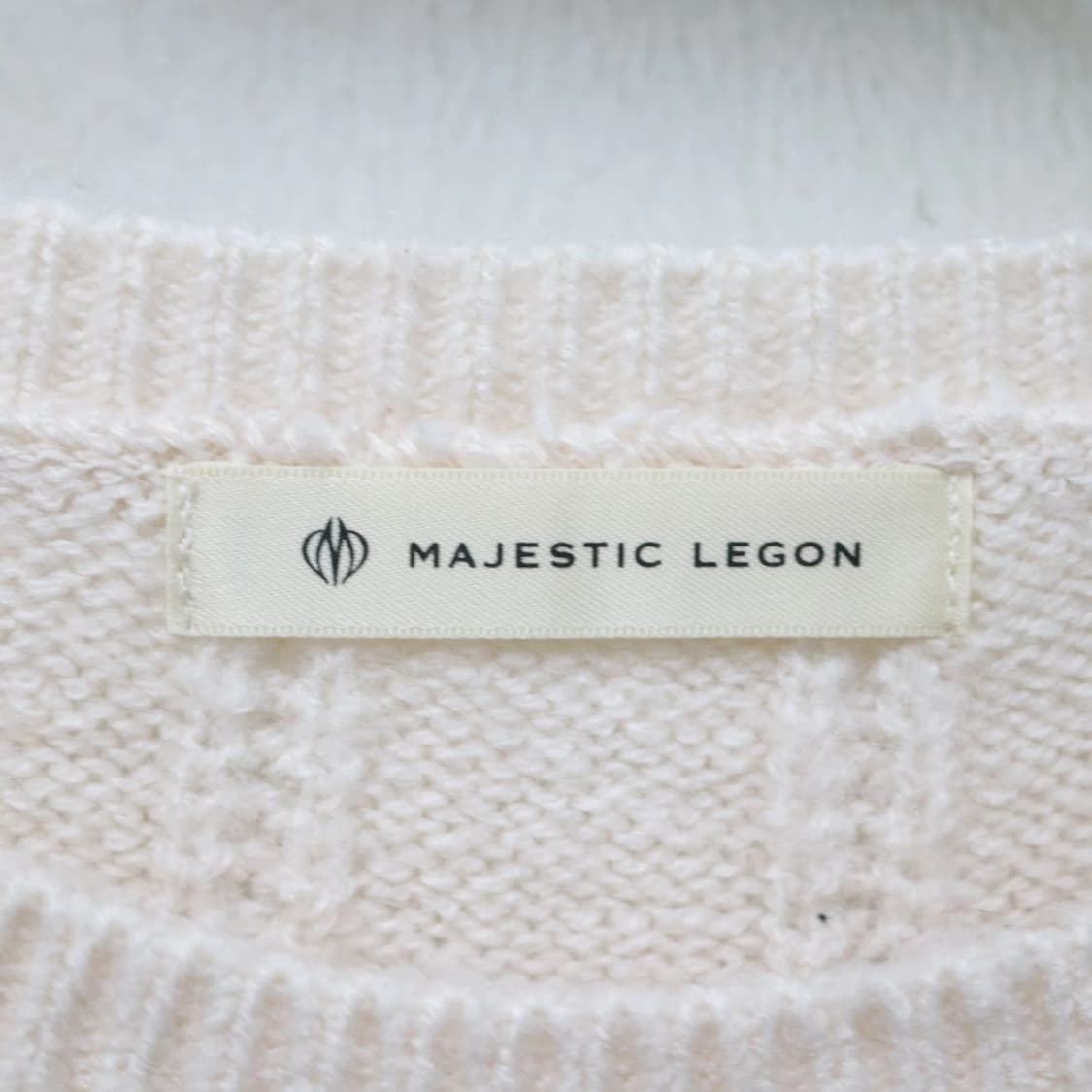 MAJESTIC LEGON 딸기우유 히메갸루 프릴니트 61122 상품이미지6