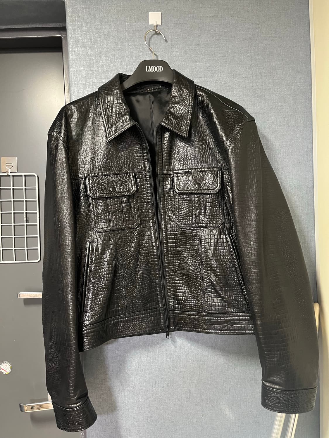 카이만 카이만 렘스킨 자켓 블랙 46 상품이미지2