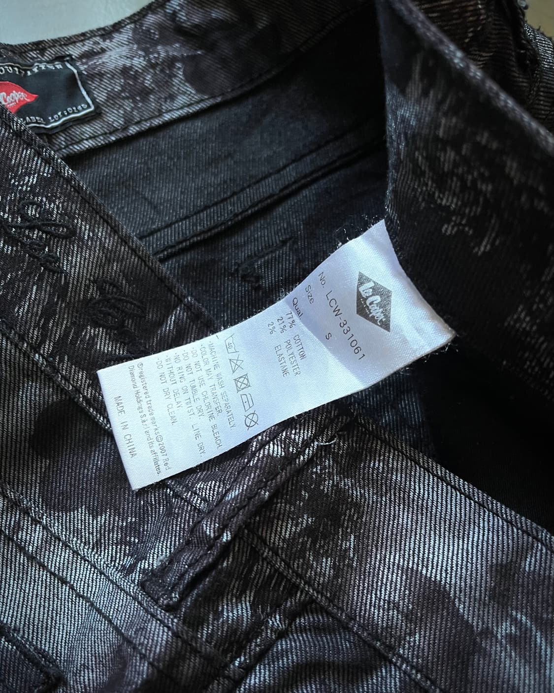 Lee Cooper Antique Graphic Skinny Jeans 상품이미지6