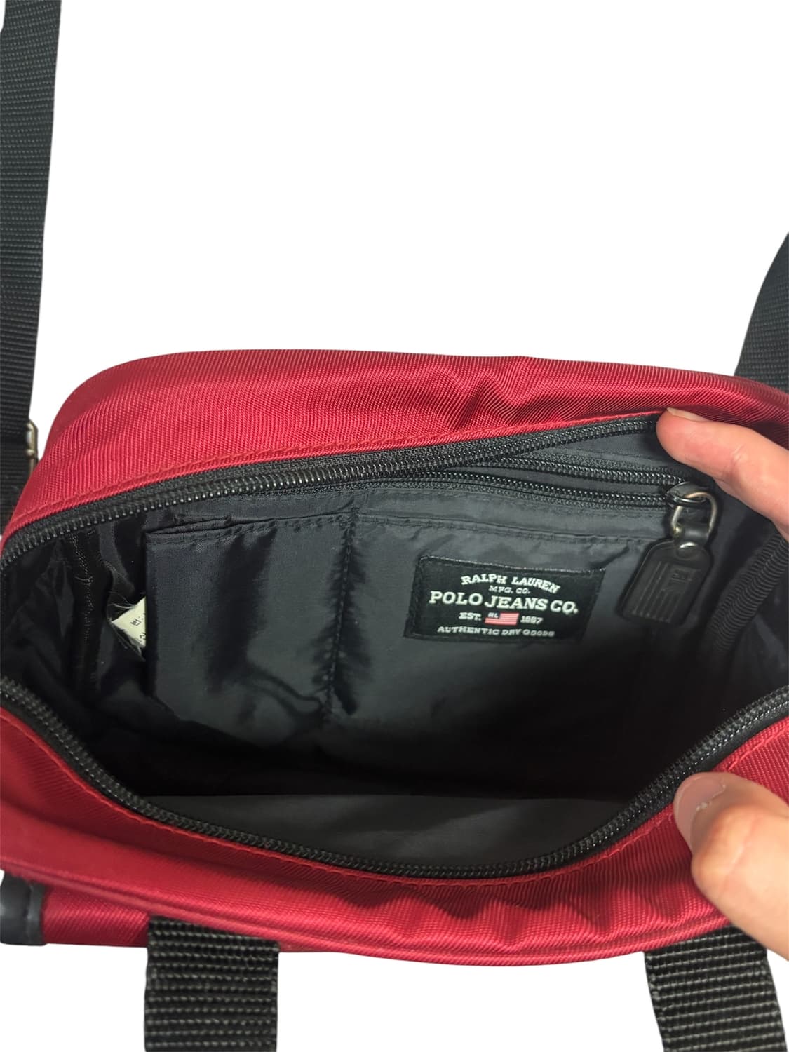 폴로 랄프로렌 폴로 진스 성조기 미니 크로스백 토트백  상품이미지8