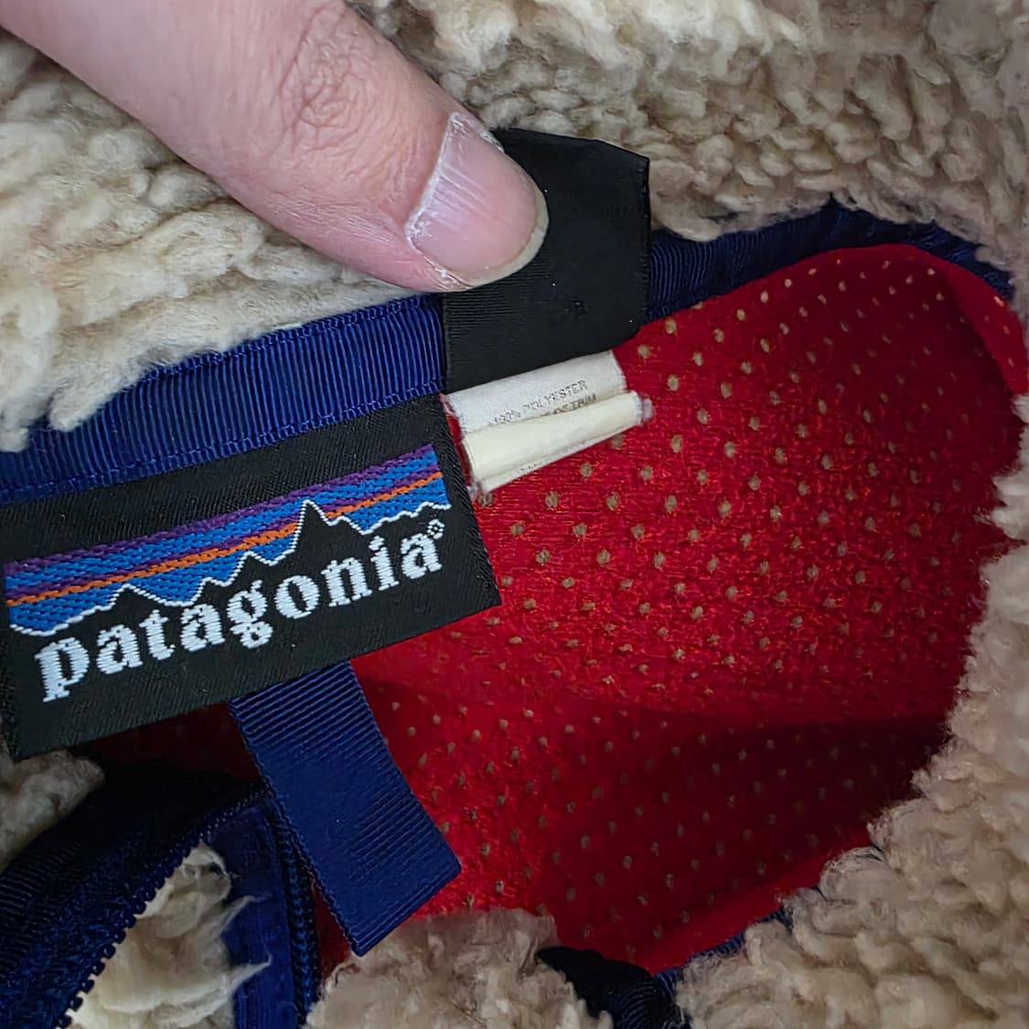 [L] 빈티지 파타고니아 USA 딥파일 플리스 오트밀 상품이미지8