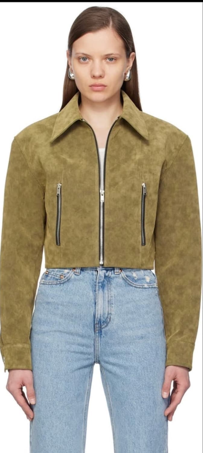 렉토 모데나 스웨이드 크롭 자켓 MODENA FAUX 상품이미지3