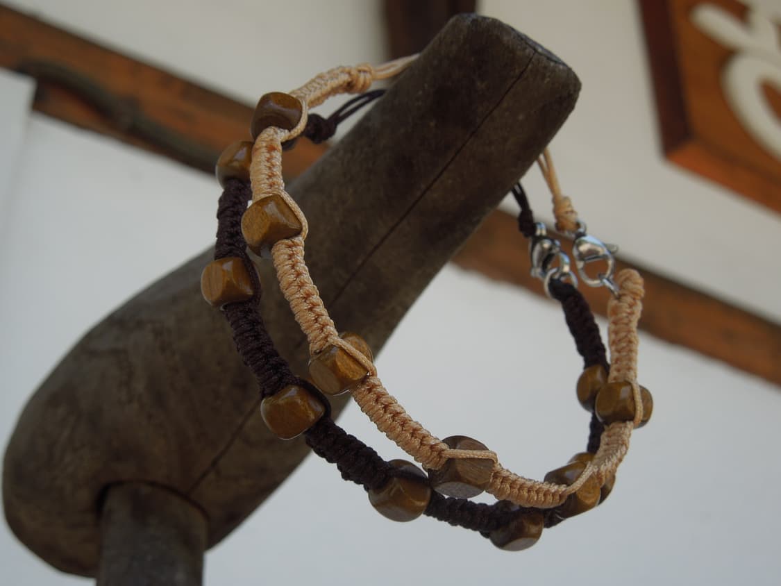 [담슨] 체스넛&샌드 매듭 팔찌 Chestnut&Sand Bracelet 상품이미지5