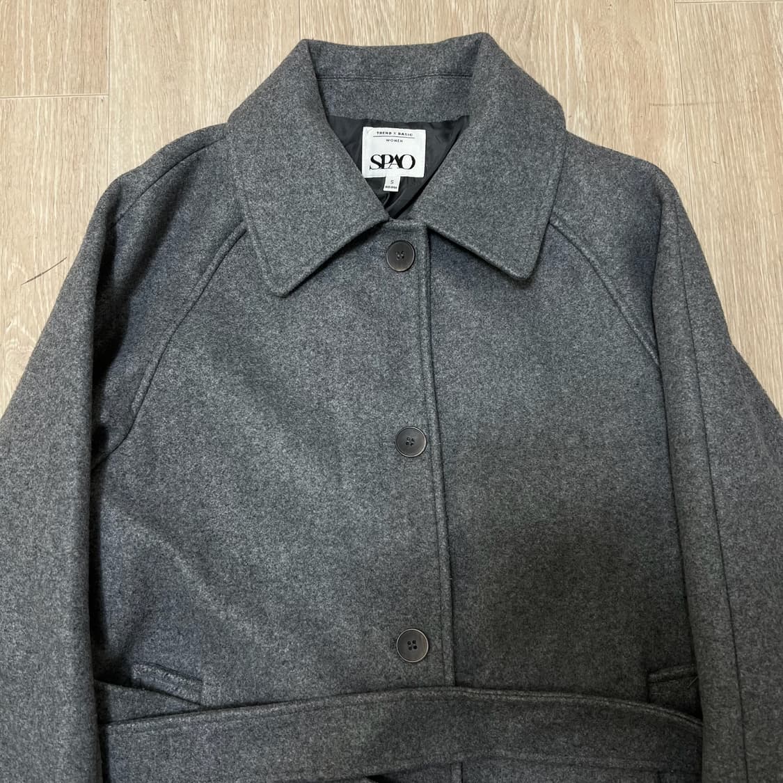 스파오 스탠다드 싱글 트렌치코트 S/90  상품이미지2