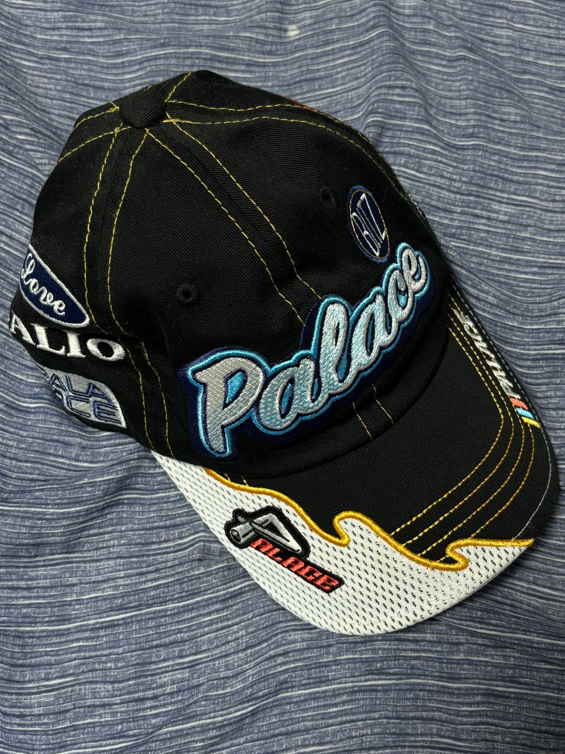 [os] 팔라스 23ss 레이싱 볼캡 블랙 상품이미지3