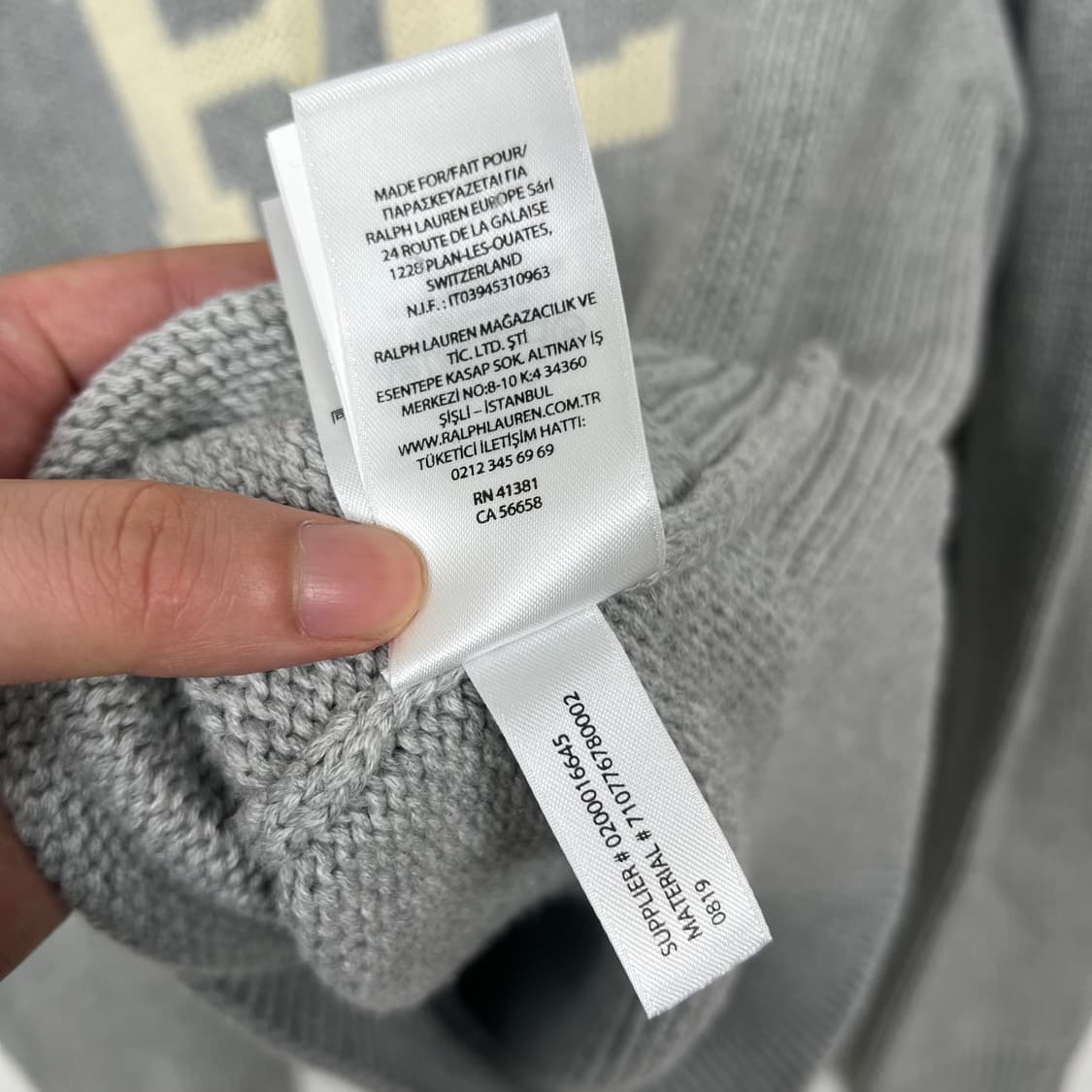 폴로 랄프로렌 인타르시아 RL 코튼 니트 상품이미지6