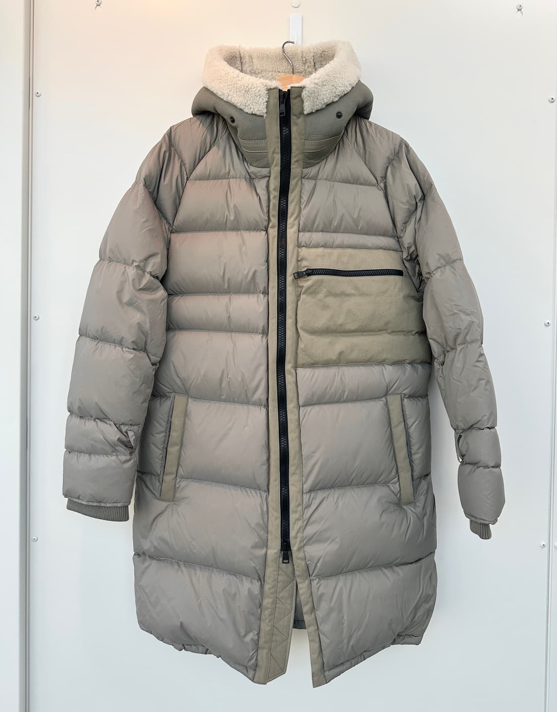 알레그리 3-Way(이중) 구스다운 야상 패딩 파카 (48, 민트급) 상품이미지6