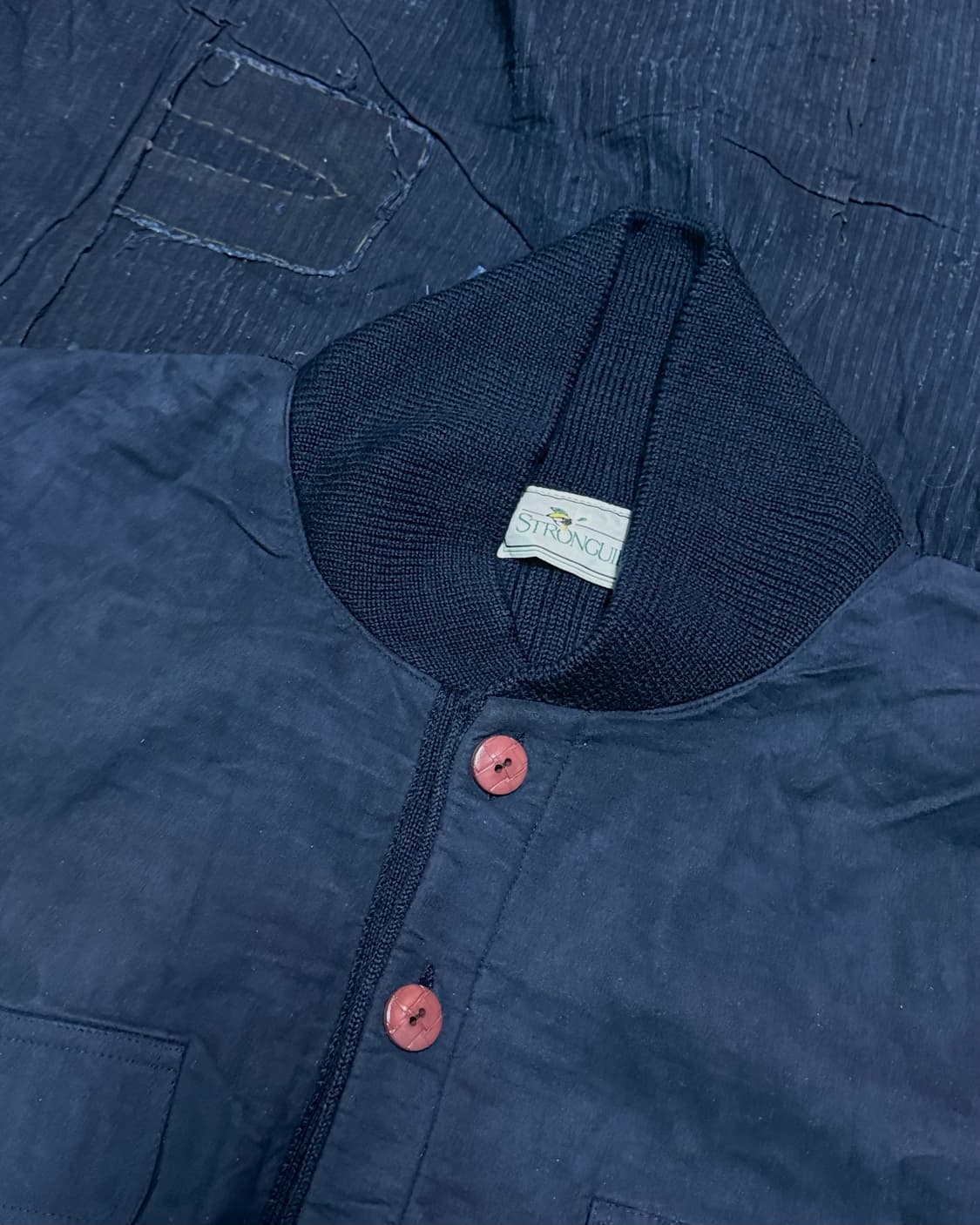 Stronguilos 울/스웨이드 봄버자켓 L 상품이미지2