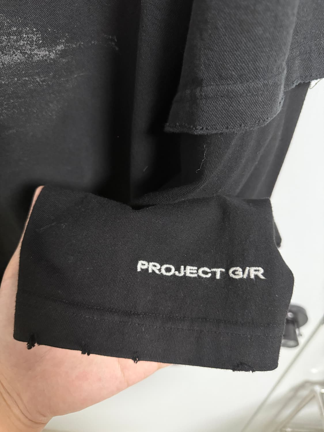 프로젝트gr 폴로 패러디 셔츠 블랙 사이즈2 상품이미지5