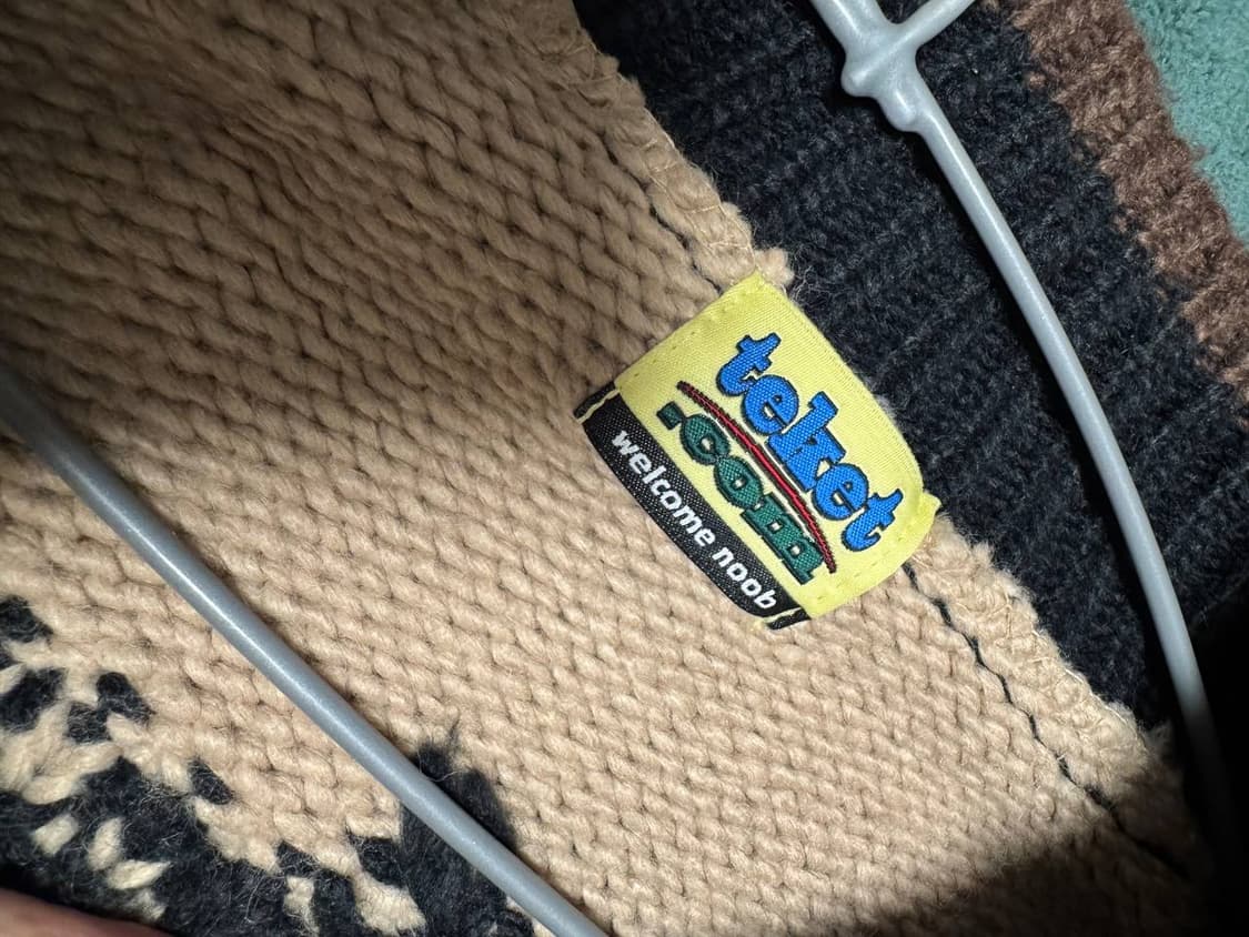 Teket Blessing Knit Cardigan - Brown 상품이미지3