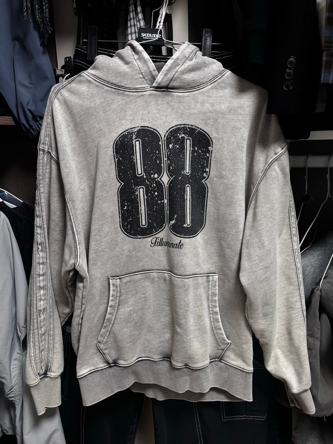 필루미네이트 88 피그먼트 후디-오프화이트 상품이미지2