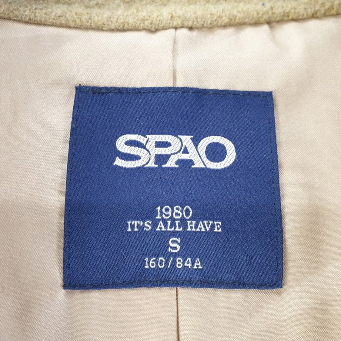 스파오 여성S 카멜 핸드메이크 롱코트 M5913 상품이미지5