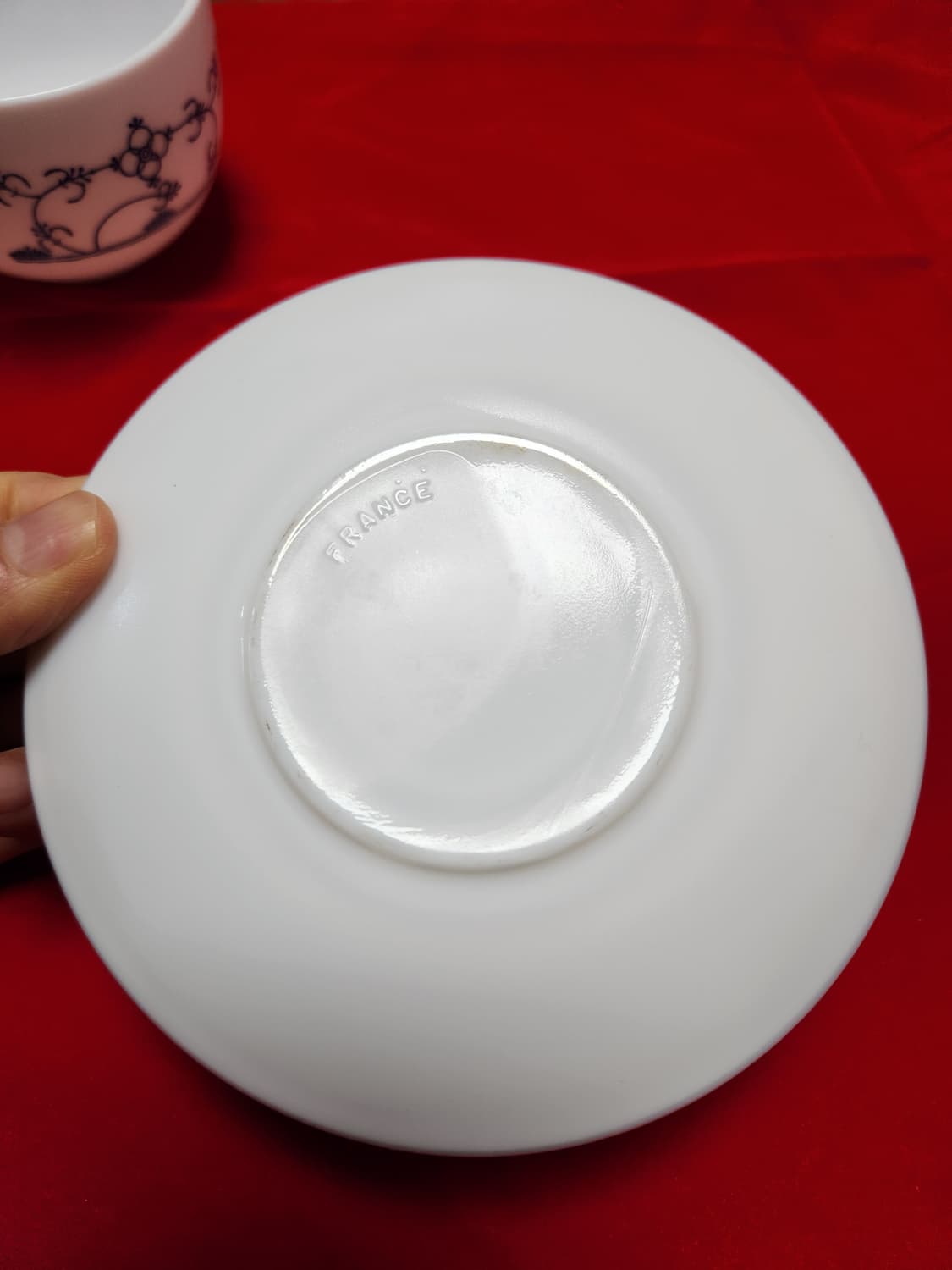 프랑스 아코팔 화이트 찻잔 세트 (2개) 상품이미지6