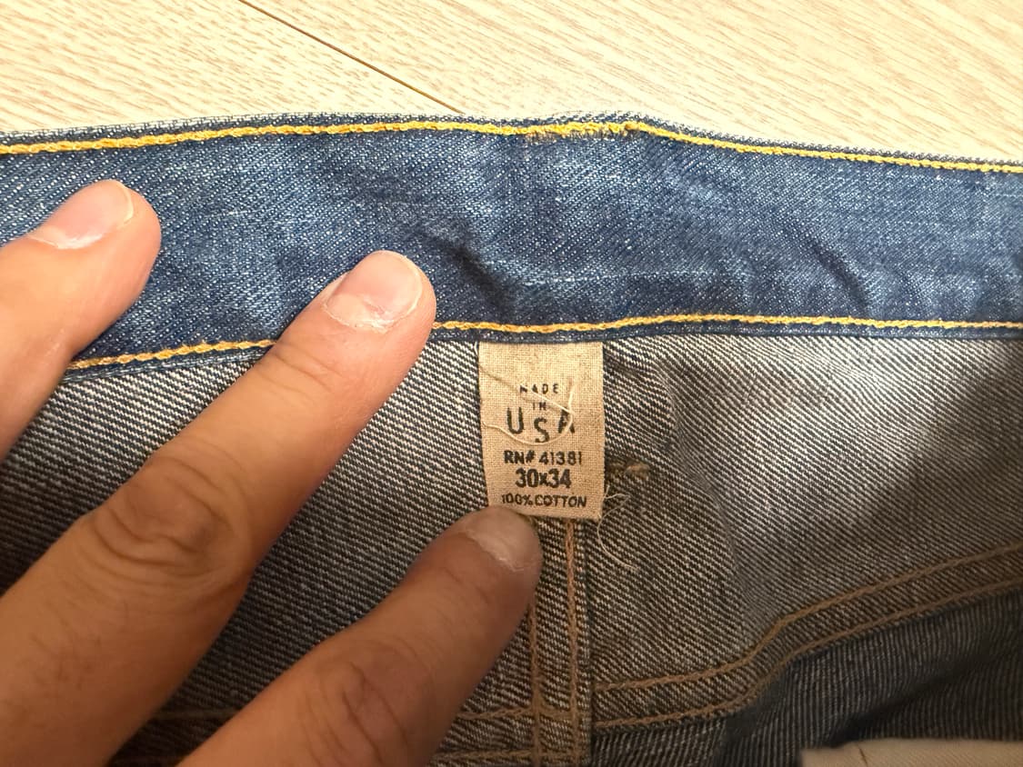 RRL / 로우스트레이트 USA 셀비지 워싱진 / 30 상품이미지8