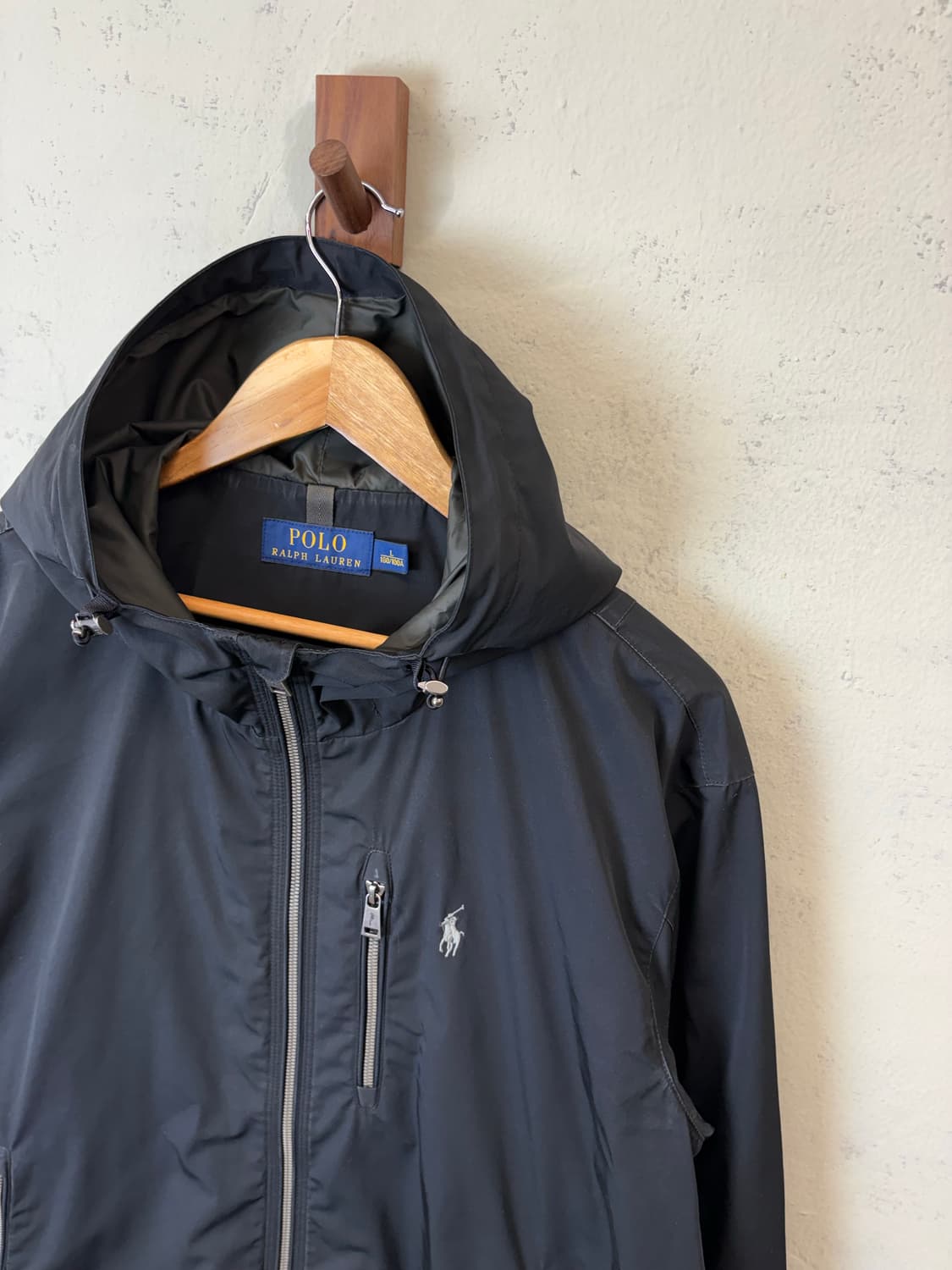 폴로랄프로렌 블랙 패커블 나일론 후드 자켓 상품이미지4