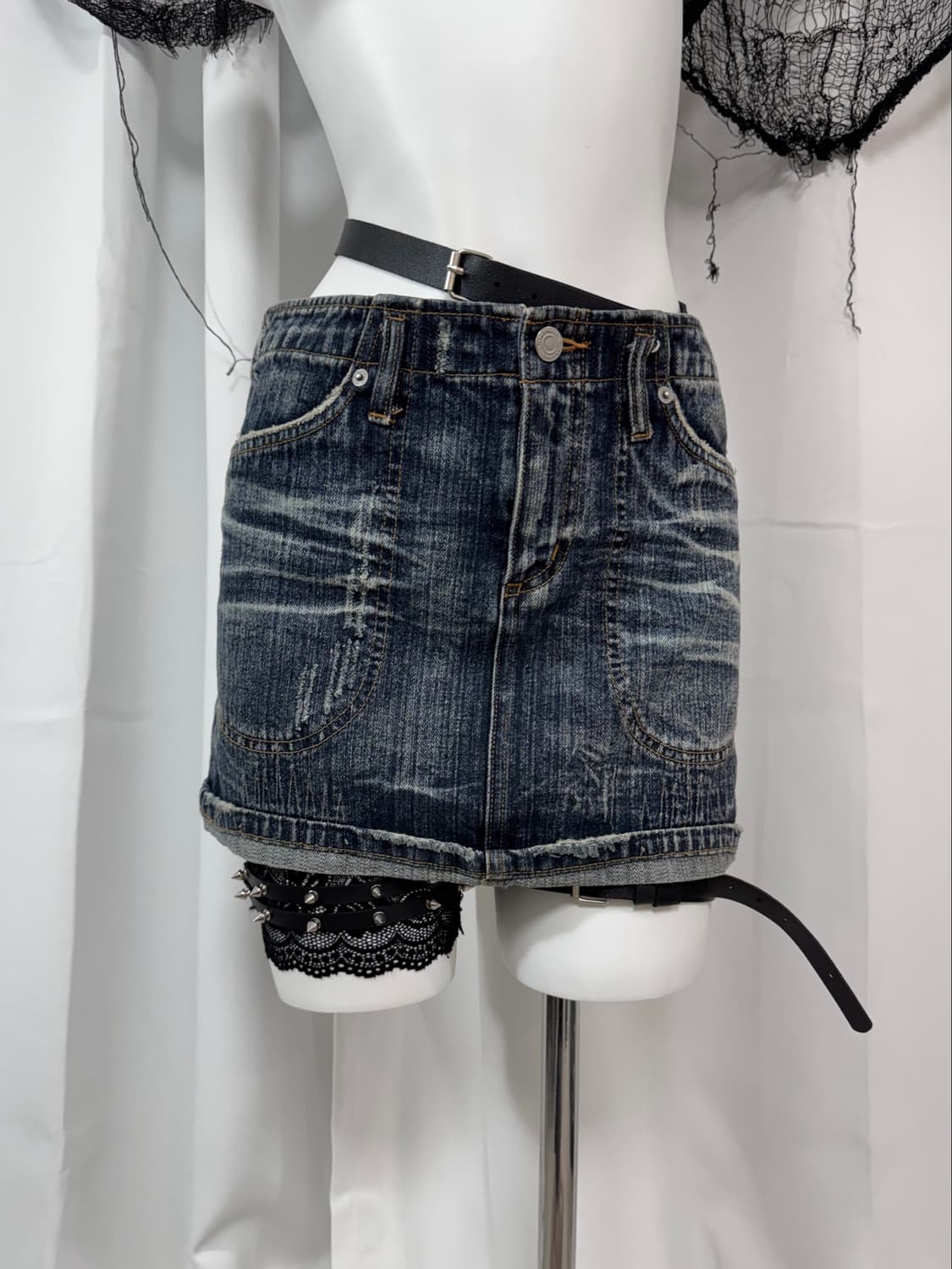 von dutch denim skirt 상품이미지2