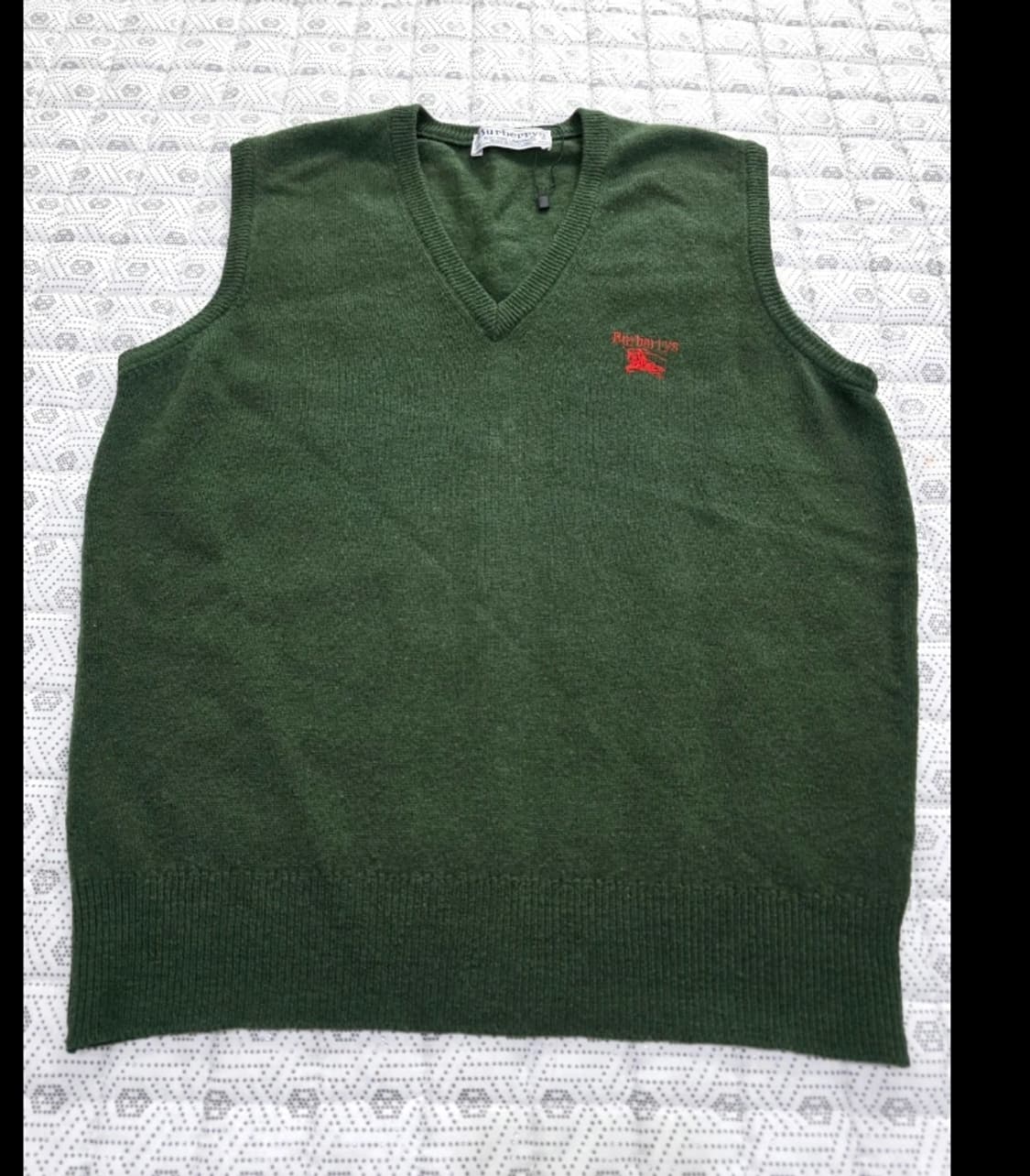 정품 버버리 램스울 V넥 니트 ~66 상품이미지3