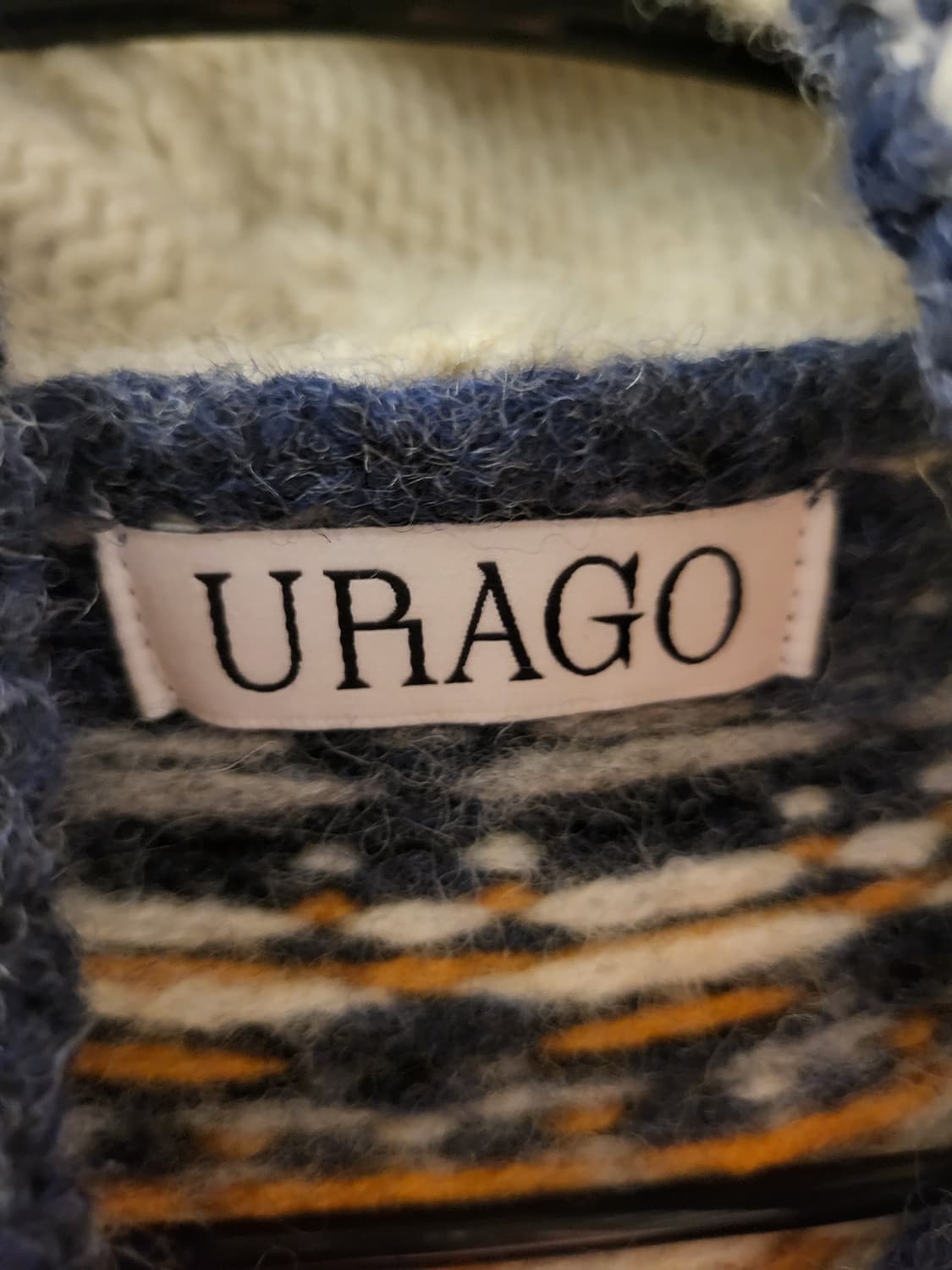 [FREE]URAGO 유라고 노르딕 후드 가디건 상품이미지5