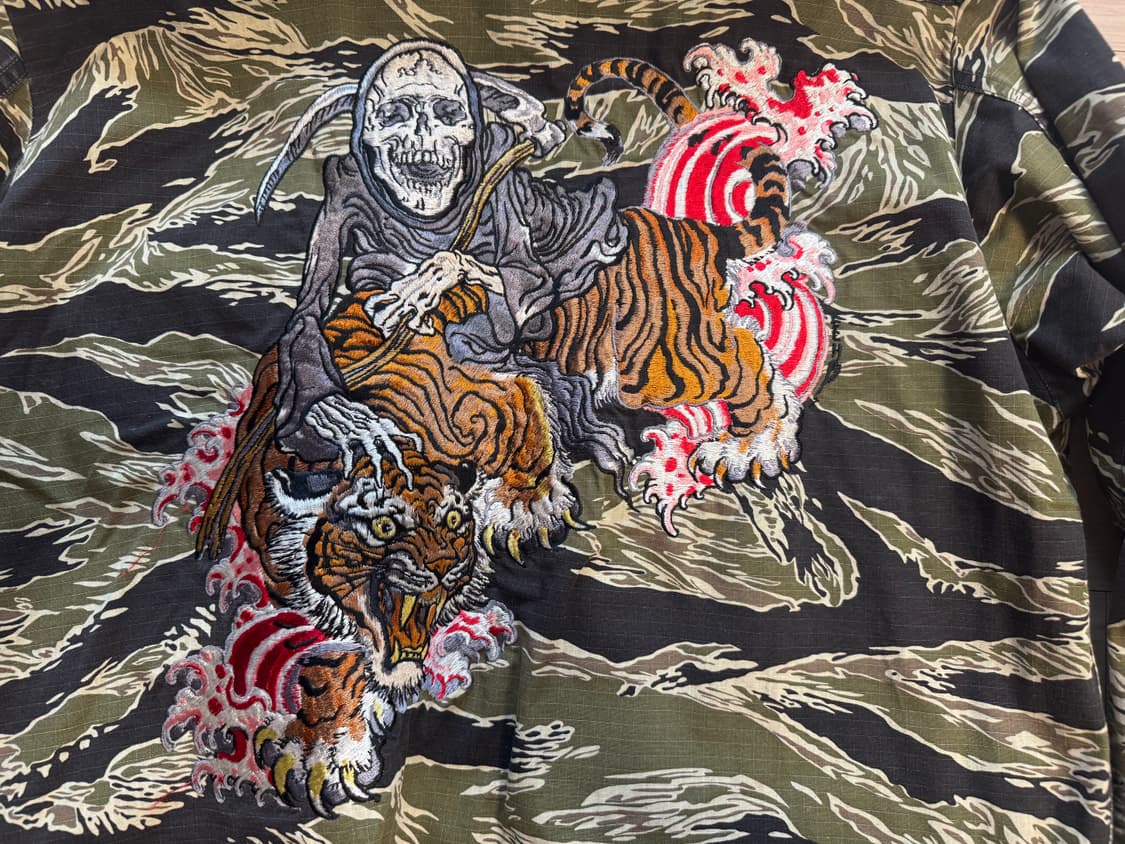 와코마리아 타이거카모 정글퍼티그 bdu XL 상품이미지2