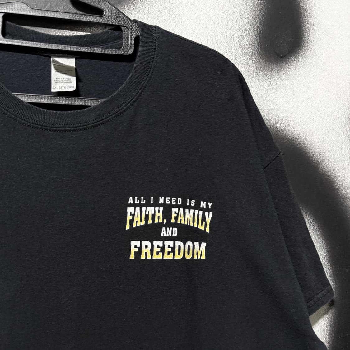 Gildan 길단 빅사이즈 성조기 빅 프린팅 반팔 티셔츠 상품이미지3