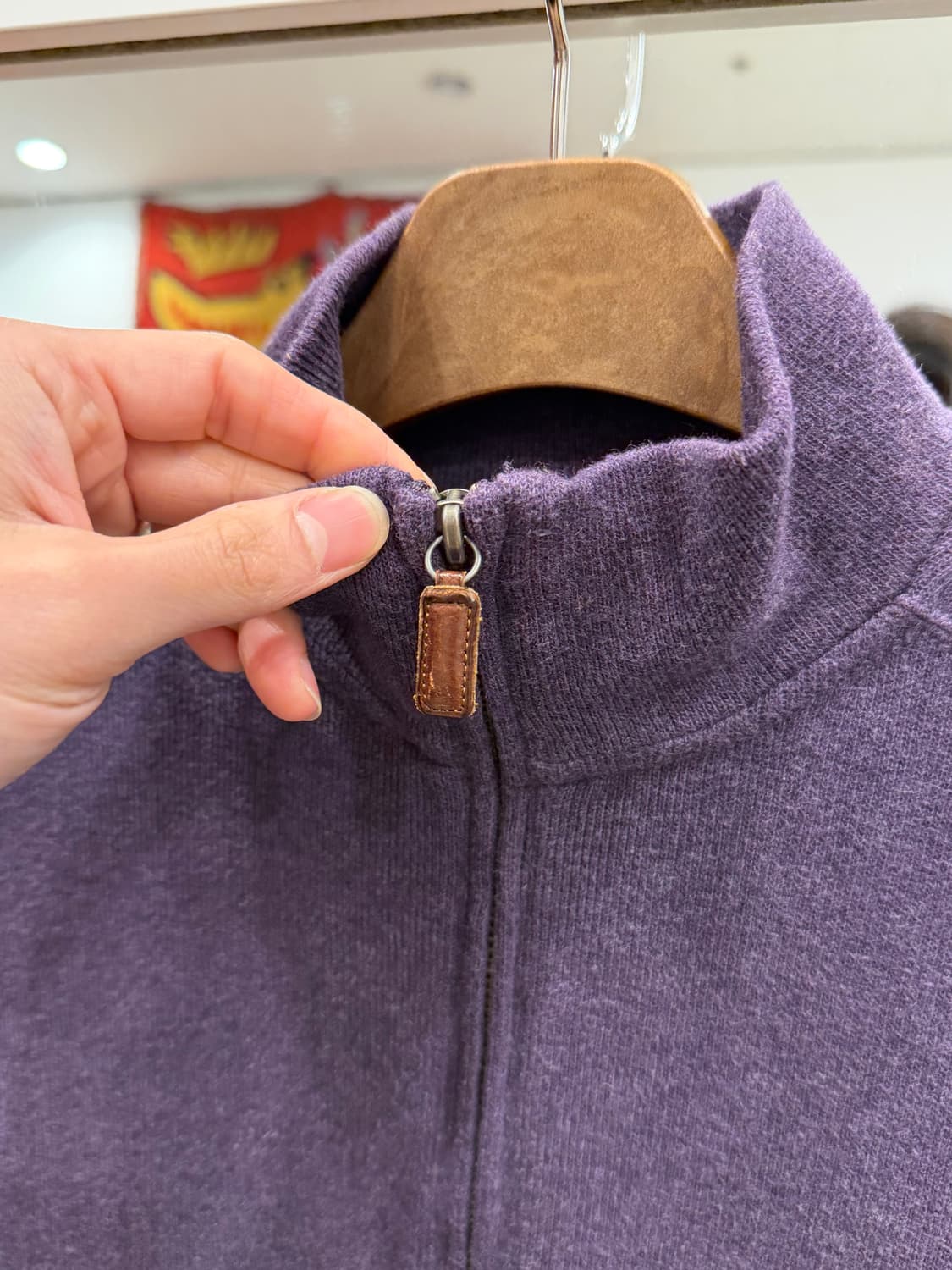 Polo ralph lauren 폴로 랄프로렌 하프넥 쿼터 집업 니트 상품이미지3