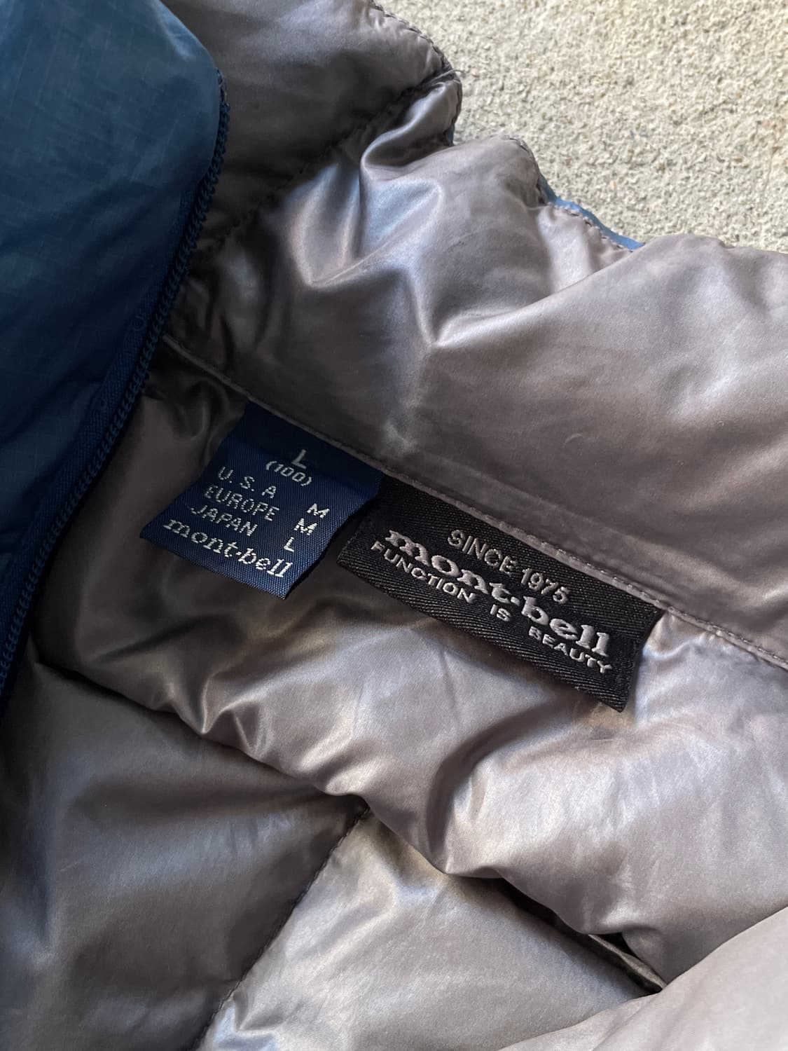 Montbell Superior Pertex Blue Down 상품이미지5