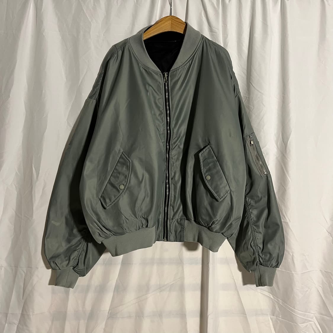 Vintage . 리버시블 MA-1 봄버자켓 상품이미지1