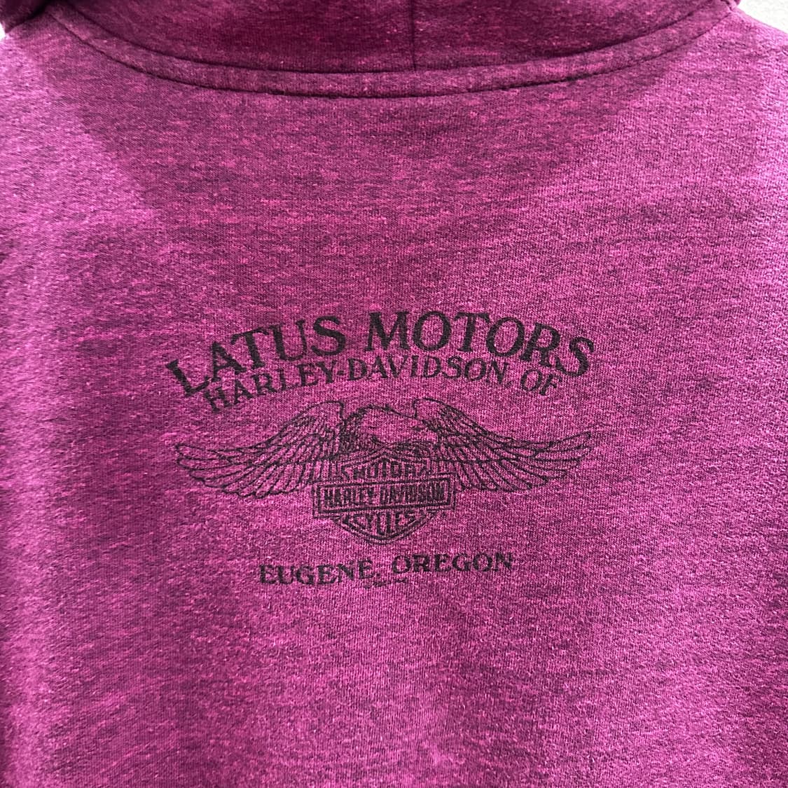 할리데이비슨 우먼 퍼플 윙 그래픽 후드집업M 상품이미지6