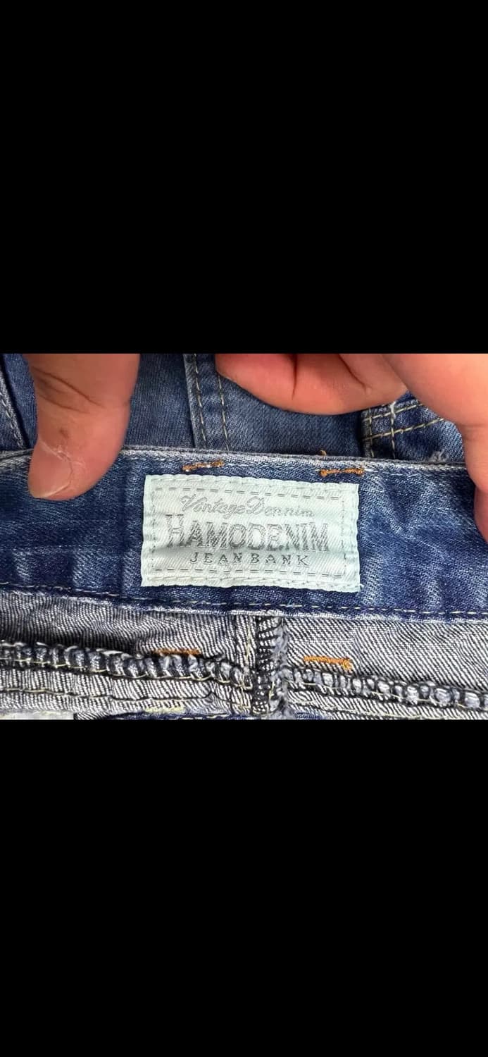 P-087 HOMO 빈티지 아메리칸 밀리터리 데님 팬츠 L 상품이미지3