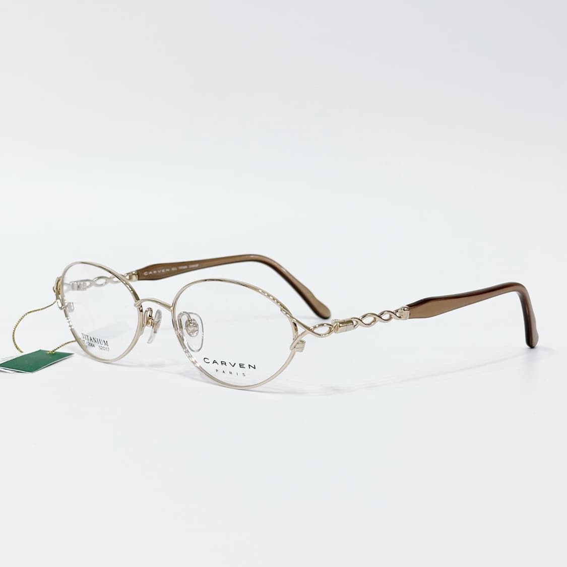 키지클럽 CARVEN 골드 체인 메탈 데드스탁 빈티지안경 상품이미지1