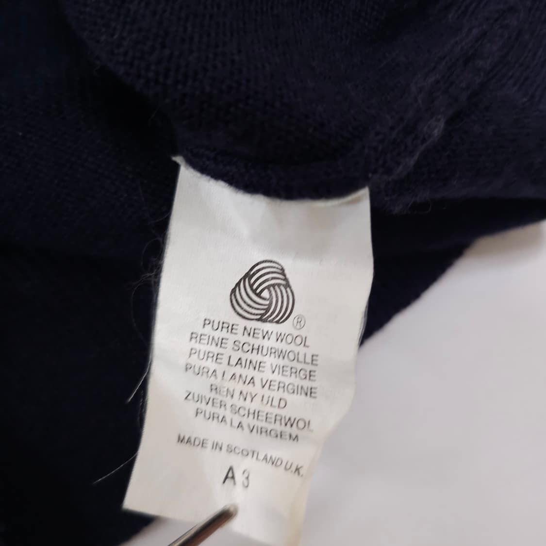 버버리 스코틀랜드 울 베스트 상품이미지4