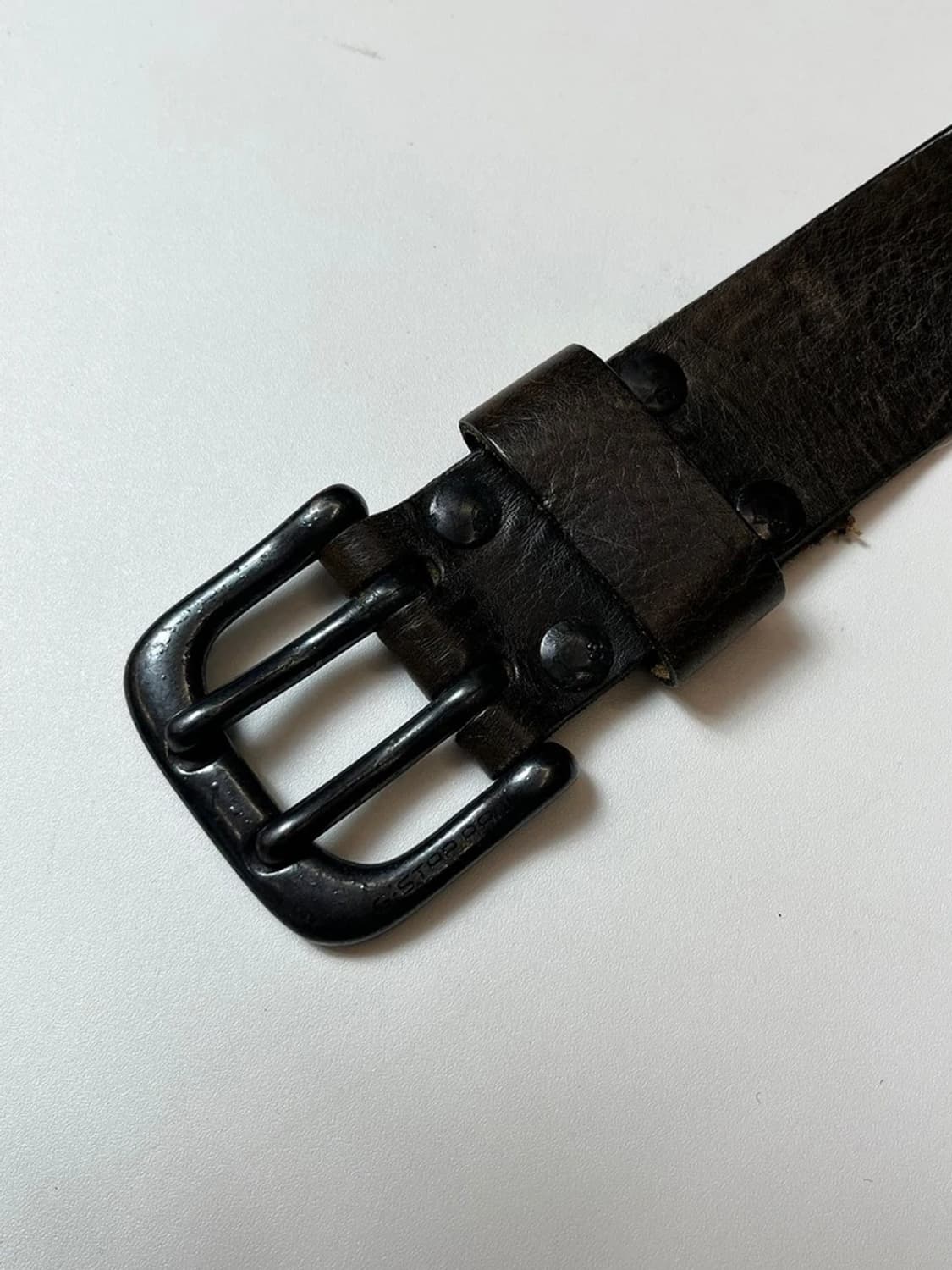 지스타로우 G-Star RAW 00's 소가죽 Y2K 벨트 Q1338 상품이미지2