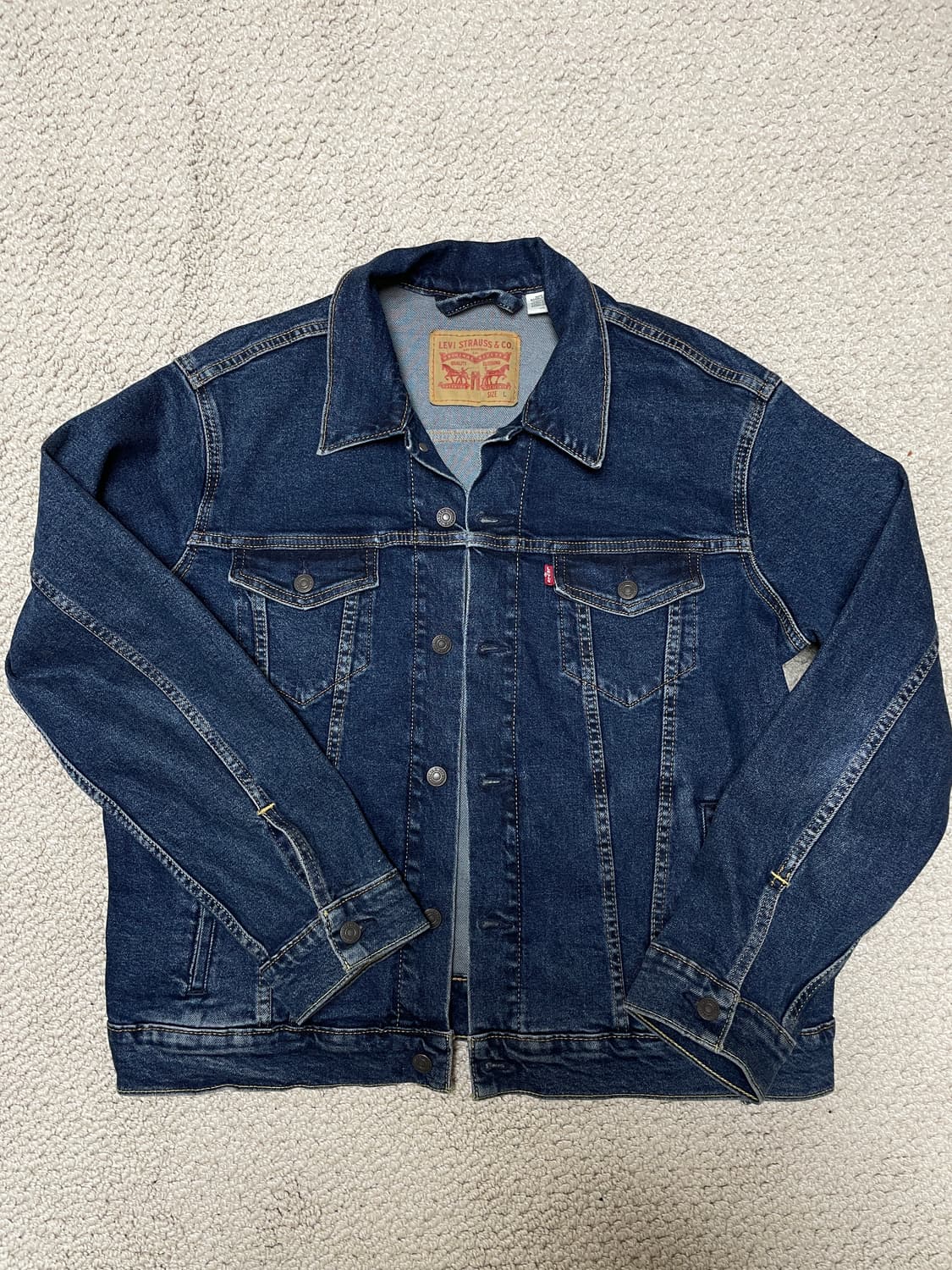 리바이스 데님자켓 사이즈L 상품이미지1