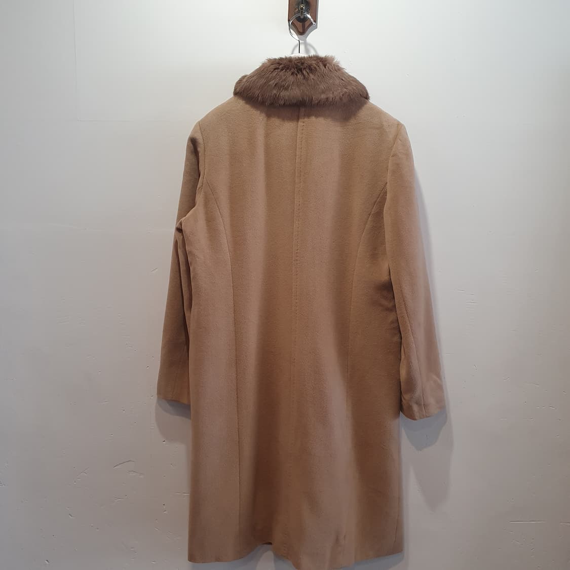 래빗 퍼 롱 코트 *앙고라65 양모35 상품이미지4