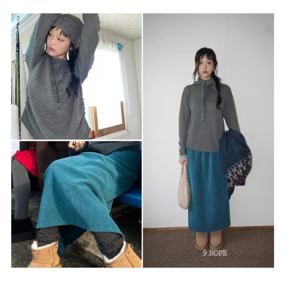 김아홉 하루 코듀 롱 SK 상품이미지1