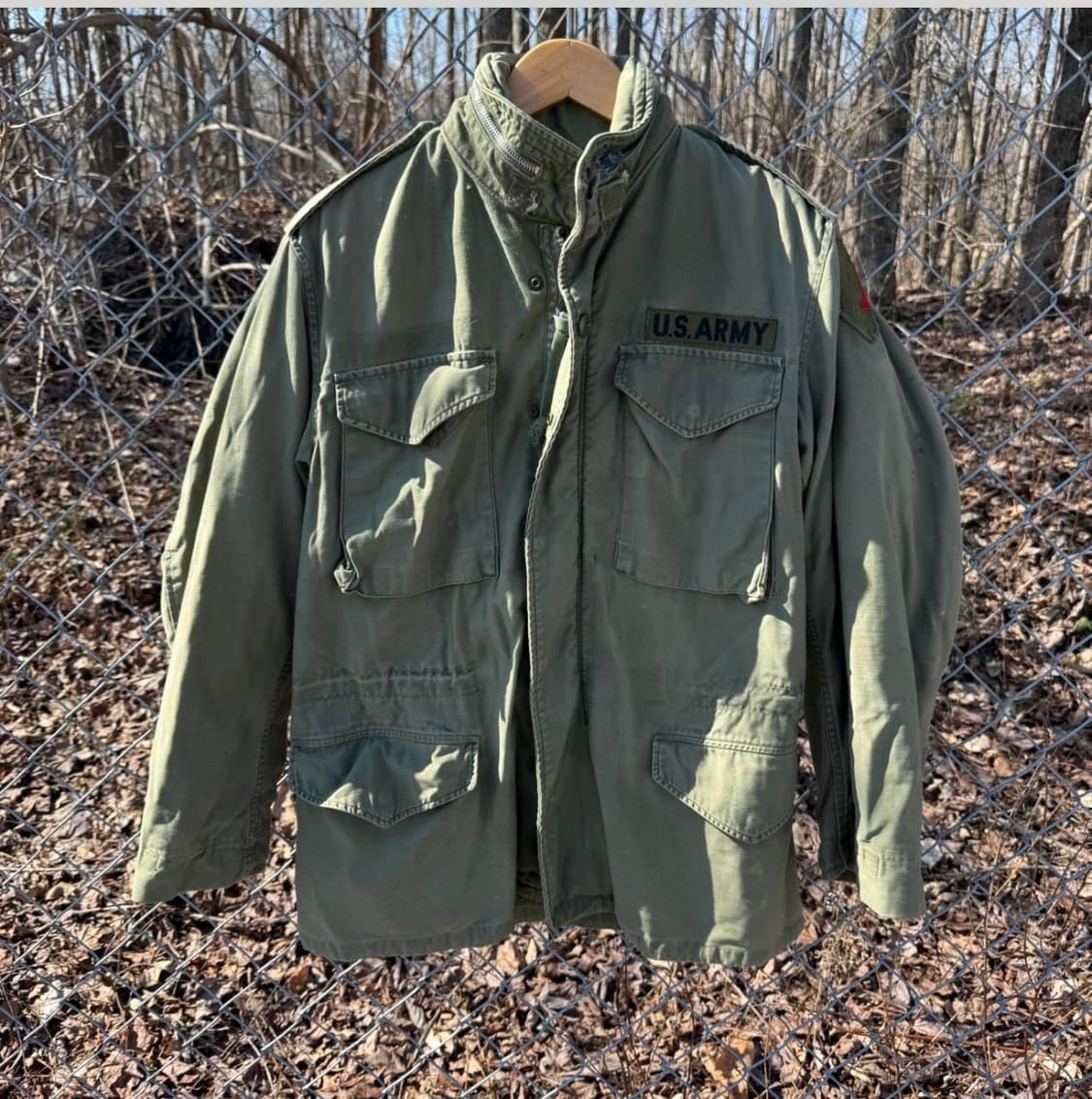 60s M65 2세대 오리지날 1보병사단 필드 자켓 L 상품이미지1