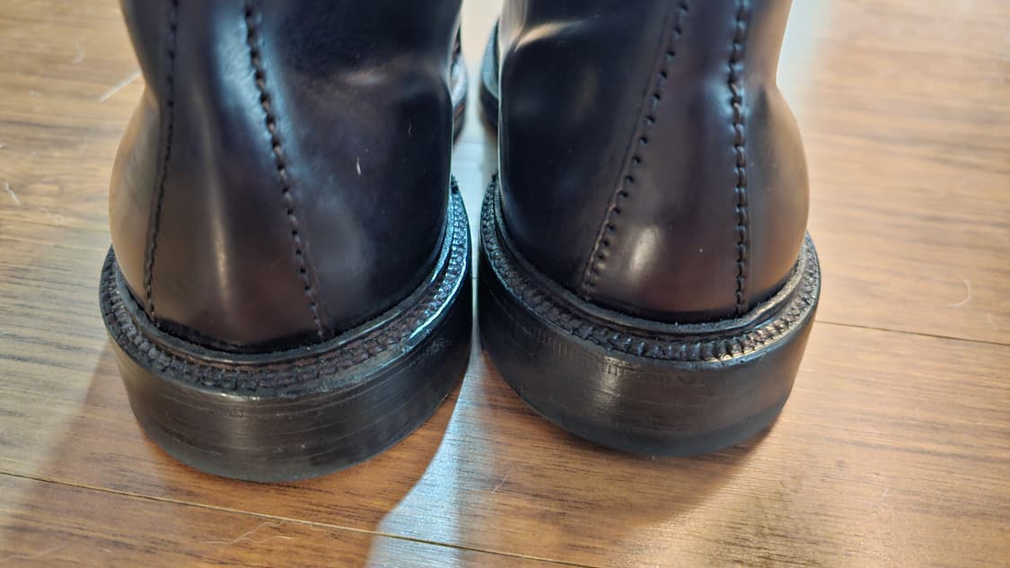 알든1339 Color 8 Cordovan Plain Toe 처카부츠 상품이미지6
