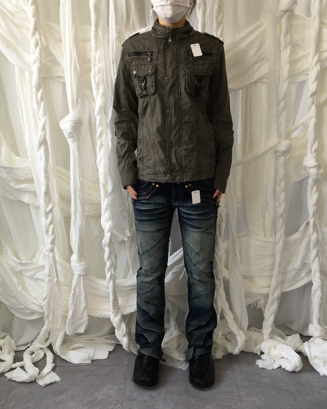 Pocket point high neck jacket 상품이미지7