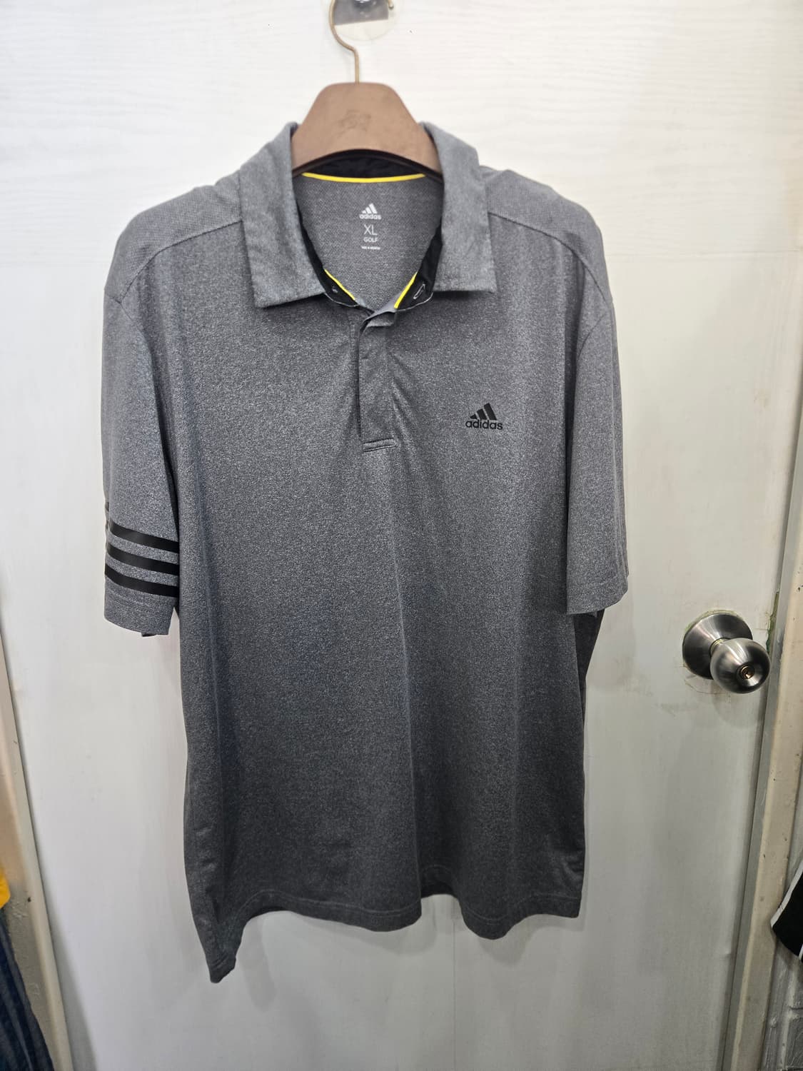 105,XL )) adidas 아디다스 카라 반팔티셔츠! 그레이 & 블랙 상품이미지2