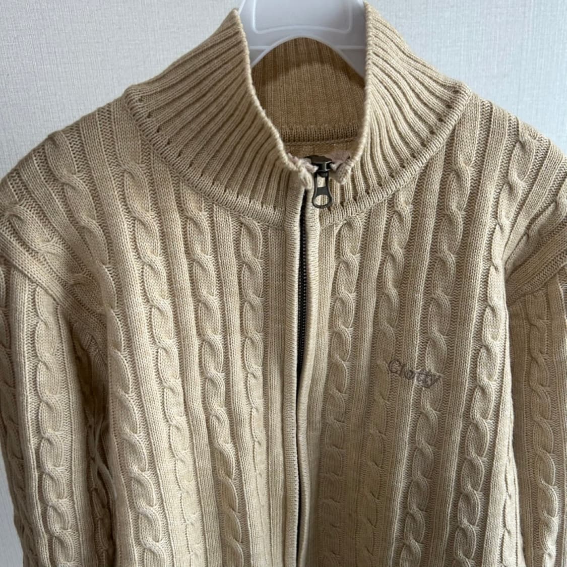 (정가 79,000원) 케이블 니트 집업 상품이미지5