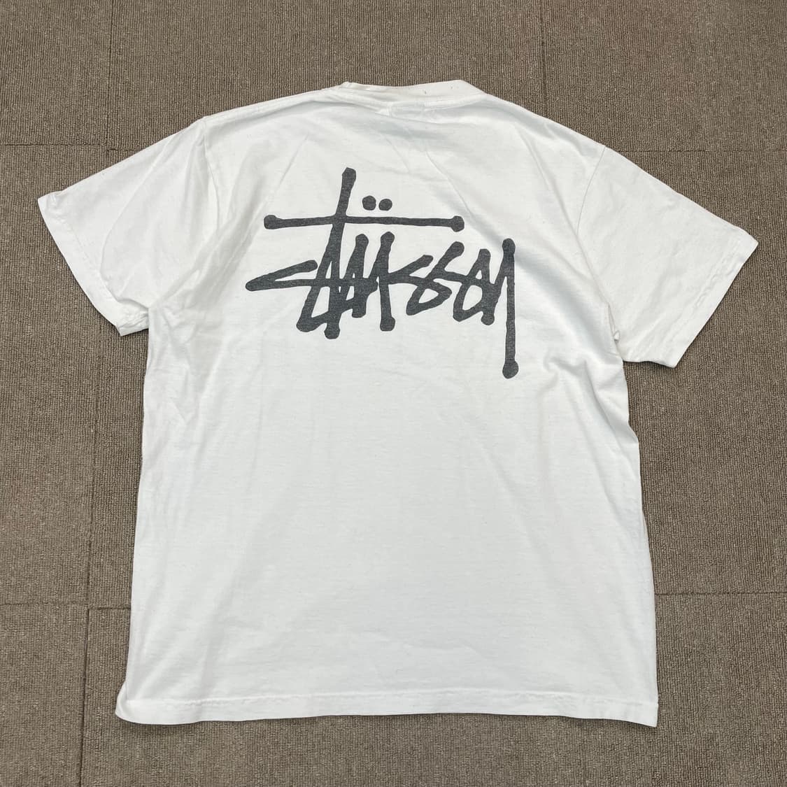 stussy made in usa 스투시 스펠아웃 티셔츠 m 상품이미지1