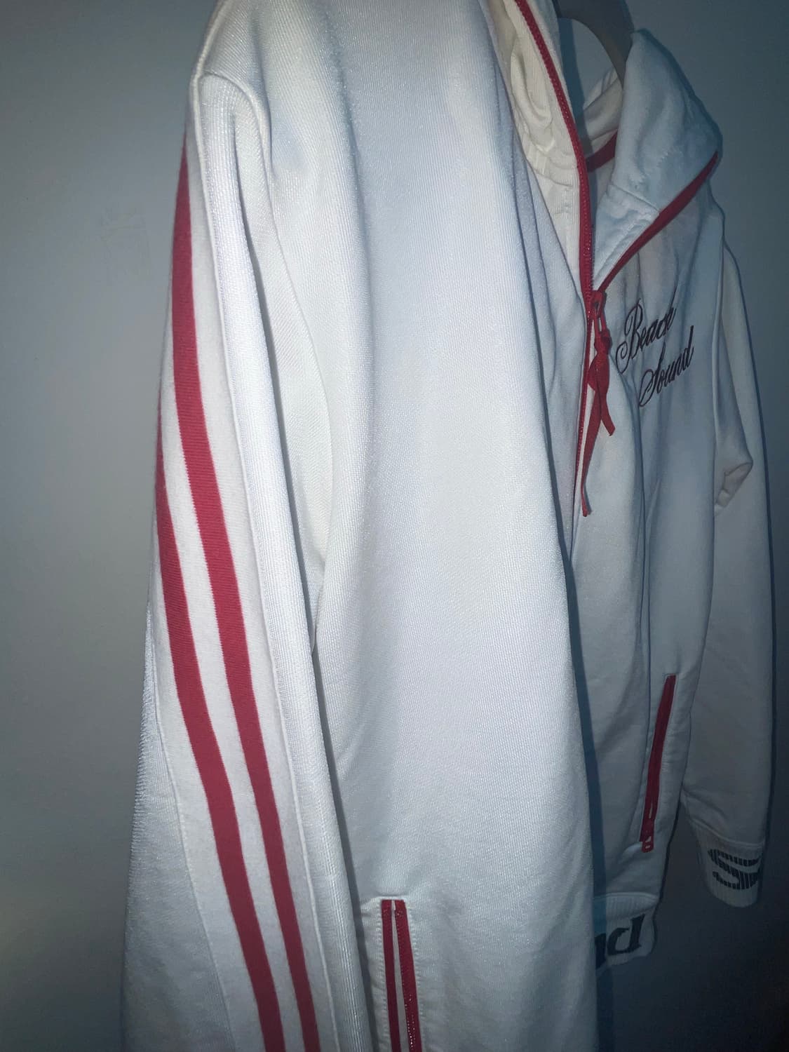 비치사운드 져지 트랙 투웨이 후드집업 상품이미지2