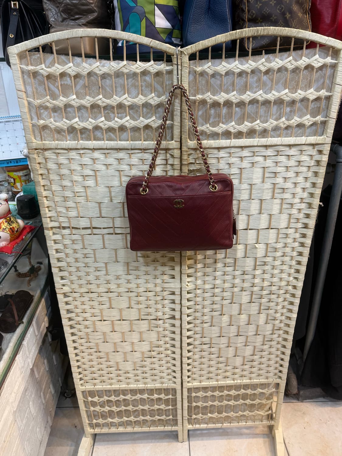 정품 샤넬 쉐프론 캐비어 체인 숄더백 팝니다 상품이미지1