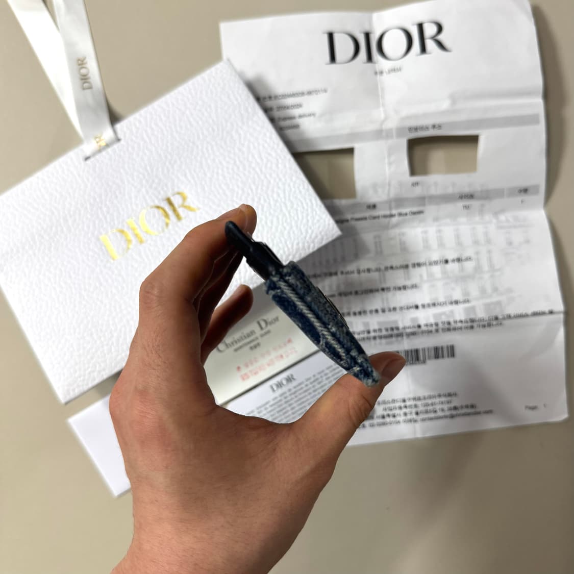 [백화점판/당일출고]디올 오블리크 몽테인 카드지갑 상품이미지3