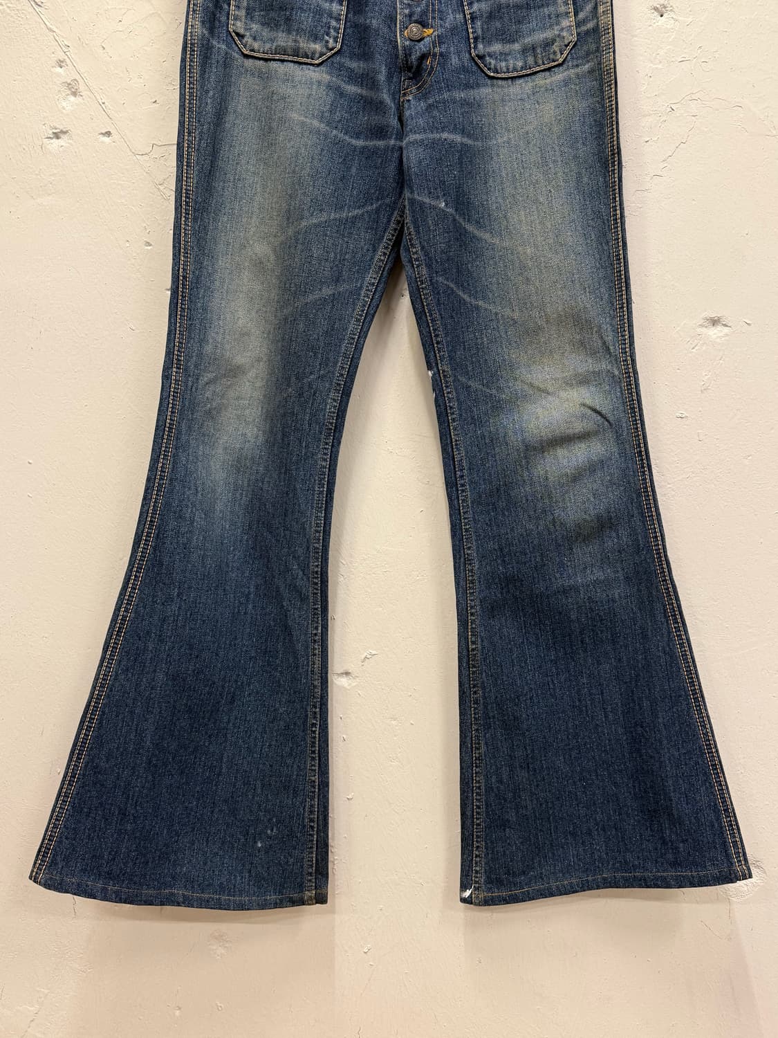 31) Japan Big John Button-Fly Flared Jea 상품이미지4