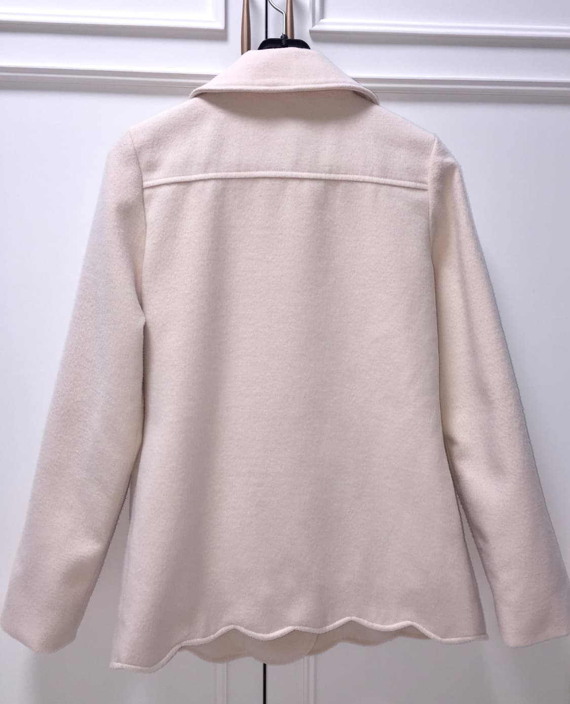 리즈리사 라떼갸루 연핑크 퍼 리본 코트 상품이미지4