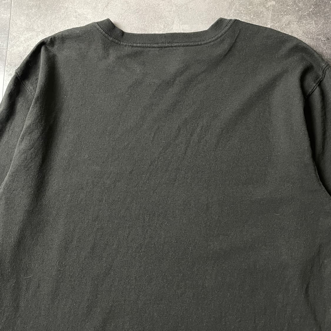 CARHARTT 칼하트 빈티지 블랙 코튼 긴팔 티셔츠 A00491 상품이미지7