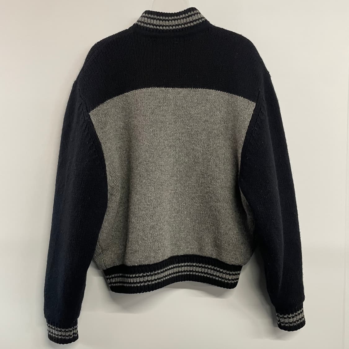 90s 할리 데이비슨 스펠아웃 울 니트점퍼 상품이미지8